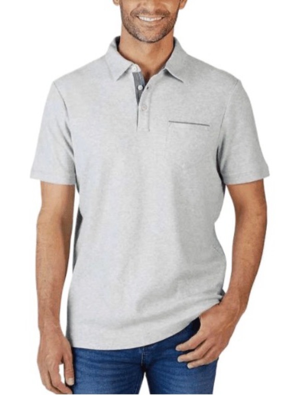 Tahari Men's Polo Shirt in light blue